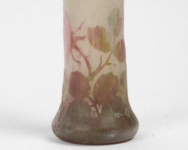 DAUM Nancy vase « roses »