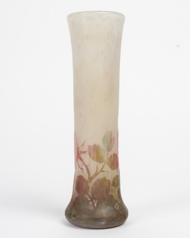 Daum Nancy “Roses” vase