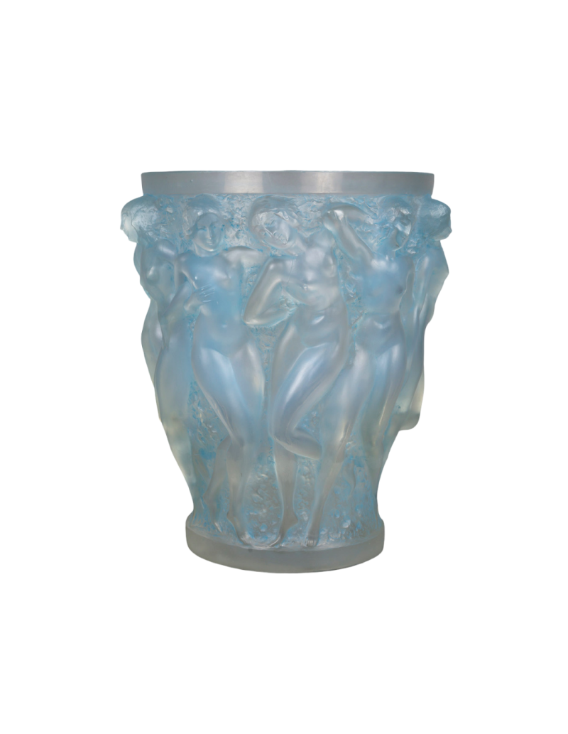 1927 René Lalique - Vase Bacchantes Opalescent