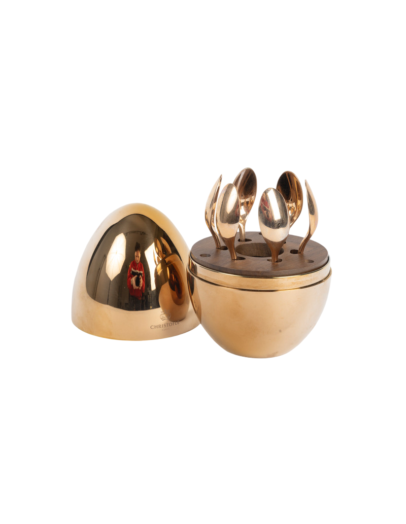 Christofle MOOD Coffee – Set of 6 Rose Gold Coffee Spoons