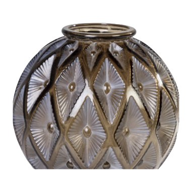 RENÉ LALIQUE vase en verre dépoli