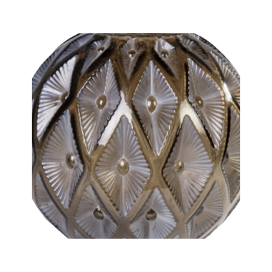 RENÉ LALIQUE vase en verre dépoli