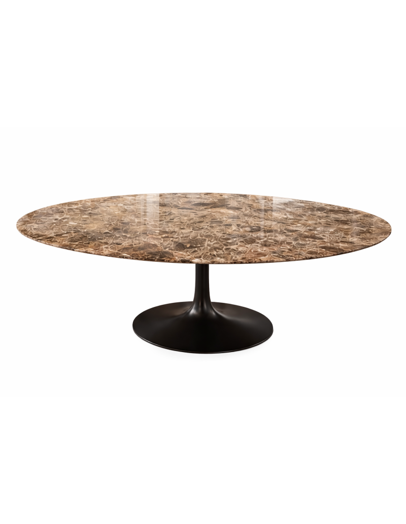 Eero SAARINEN (1910–1961) – KNOLL edition, oval marble table 244 × 137 cm, Emperador marble.