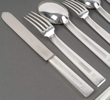 JEAN TÉTARD – 132-PIECE STERLING...