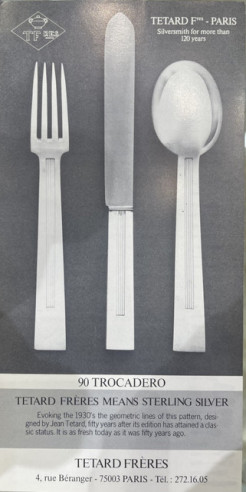 JEAN TÉTARD – 132-PIECE STERLING...