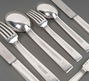JEAN TÉTARD – 132-PIECE STERLING...