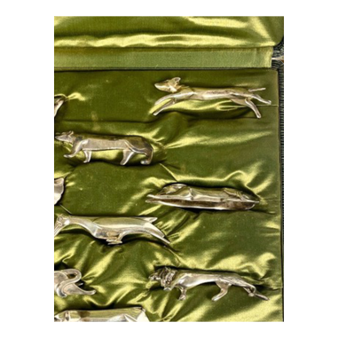 GALLIA Twelve knife holders "Animals"