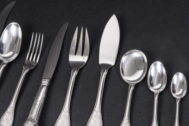 JEAN E. PUIFORCAT - 147-PIECE SILVER...