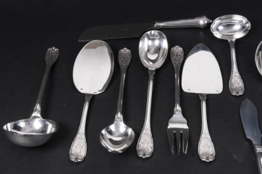 JEAN E. PUIFORCAT - 147-PIECE SILVER...