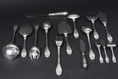 JEAN E. PUIFORCAT - 147-PIECE SILVER...