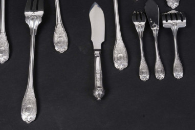 JEAN E. PUIFORCAT - 147-PIECE SILVER...