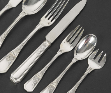JEAN TETARD – C. CHRISTOFLE 144-PIECE...