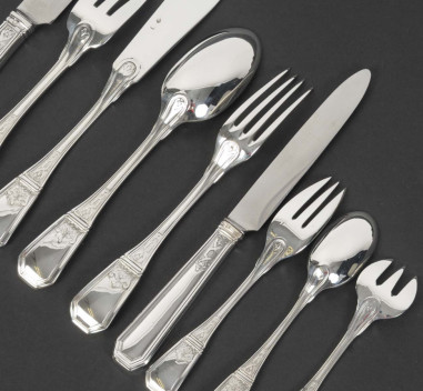 JEAN TETARD – C. CHRISTOFLE 144-PIECE...