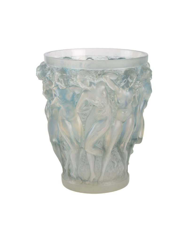 RENE LALIQUE (1860-1945) Vase « Bacchantes » Opalescent