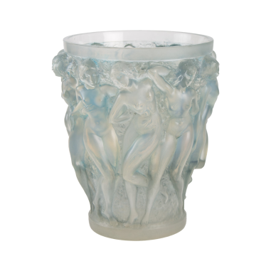 RENE LALIQUE (1860-1945) “Bacchantes” Opalescent Vase