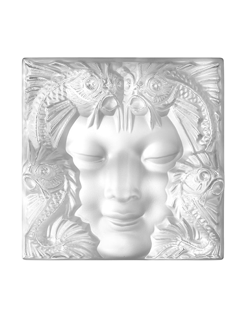 Lalique France : «Masque de femme» Motif décoratif