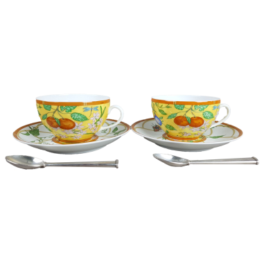 HERMES, "LA SIESTA", pair of lunch