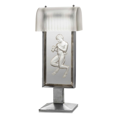 René LALIQUE  : Lampe  « Pan » - 1931