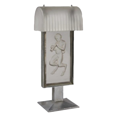 René LALIQUE  : Lampe  « Pan » - 1931