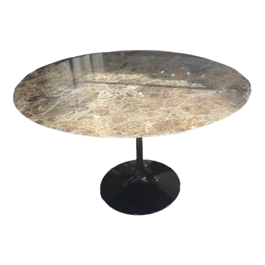 E.SAARINEN & KNOLL : Marble Table "Emperador"