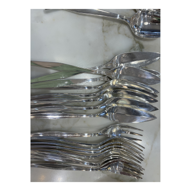 Christofle : "ORLY " Housewife 95 pieces