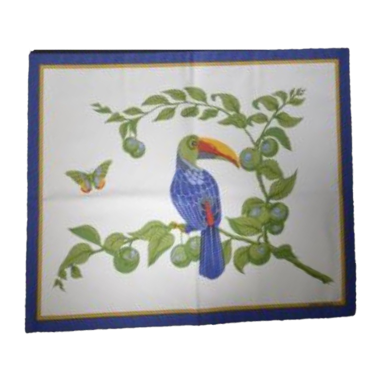 Hermès, 2 sets de table « Toucans »