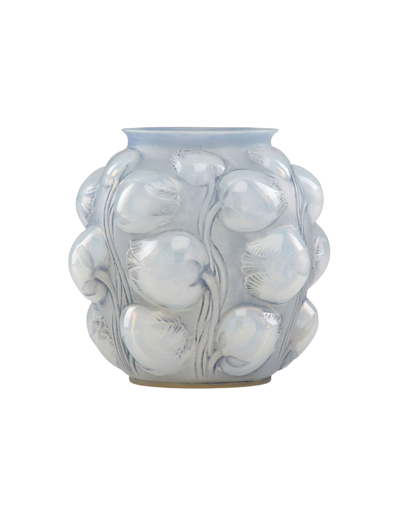 RENÉ LALIQUE (1860 -1945) "TULIPS" VASE (1927)